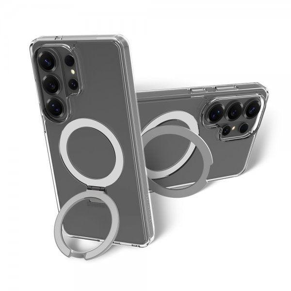 dbramante1928 Samsung Galaxy S26 Ultra -kuori Iceland Ultra Magnet Kickstand Läpinäkyvä