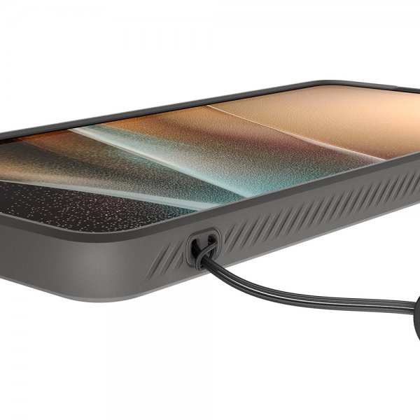 Spigen Samsung Galaxy S26 Ultra Kuori Liquid Air Marble Gray