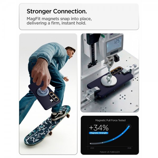 Spigen Samsung Galaxy S26 Ultra Nano Pop MagFit Blueberry Navy -suojakuori