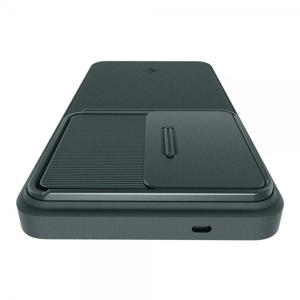 Spigen Samsung Galaxy S26 Ultra Optik Armor Abyss Green -suojakuori