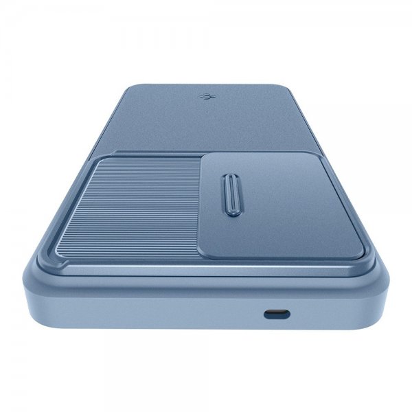 Spigen Samsung Galaxy S26 Ultra -suojakuori Optik Armor vaaleansininen