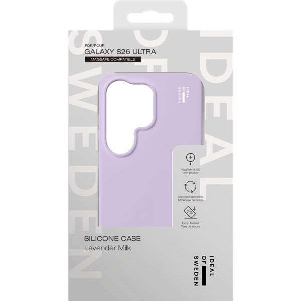 Ideal of Sweden Samsung Galaxy S26 Ultra kuori Silicone Case MagSafe Lavender Milk