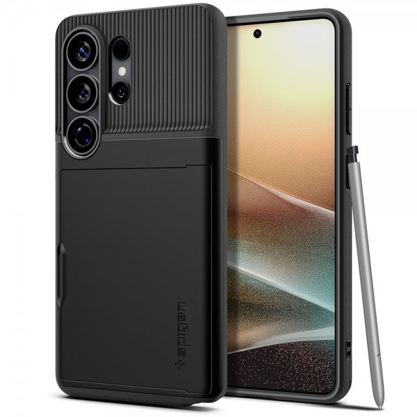 Spigen Samsung Galaxy S26 Ultra Kuori Slim Armor CS Musta