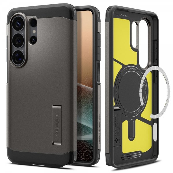 Spigen Samsung Galaxy S26 Ultra Kuori Tough Armor MagFit Gunmetal
