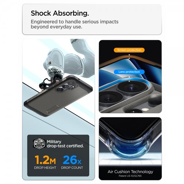 Spigen Samsung Galaxy S26 Ultra Kuori Tough Armor MagFit Gunmetal