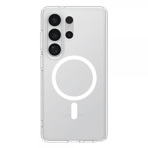 Spigen Samsung Galaxy S26 Ultra -suojakuori Ultra Hybrid MagFit Clear White