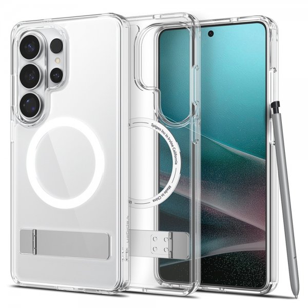 Spigen Samsung Galaxy S26 Ultra Kuori Ultra Hybrid S MagFit Clear White