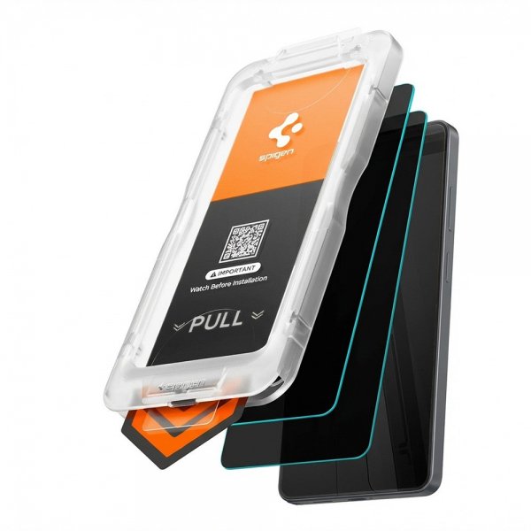 Spigen Samsung Galaxy S26 Ultra -näytönsuoja GLAS.tR EZ Fit Pro Privacy, 2 kpl