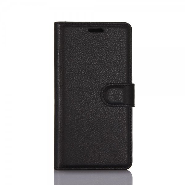 Samsung Galaxy S8 Plus Litchi Musta Kotelo