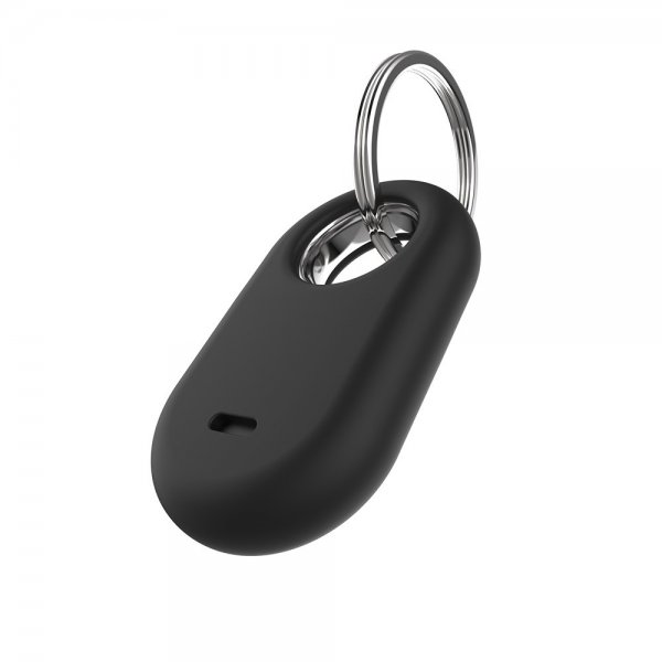 Kiinteä Samsung Galaxy SmartTag2 -pidike, silkkisen musta