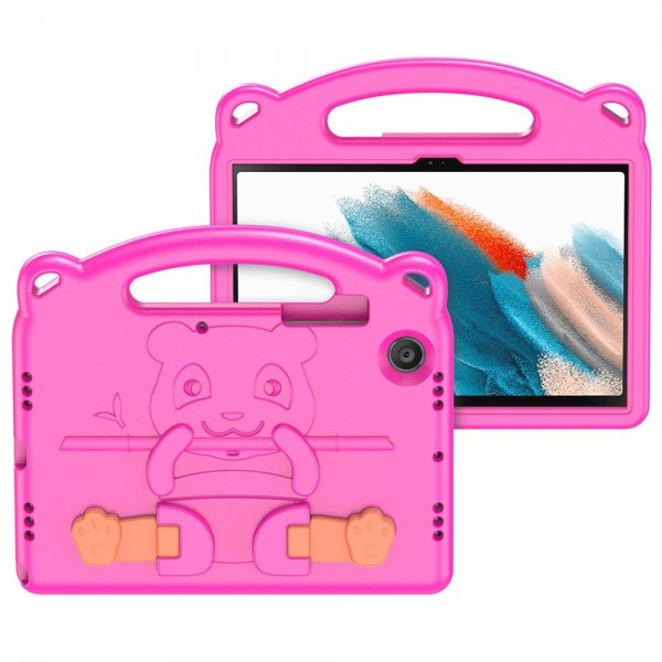 Dux Ducis Samsung Galaxy Tab A8 Kotelo Panda Magenta