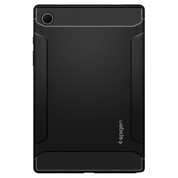 Spigen Samsung Galaxy Tab A8 -suojakuori, Rugged Armor, mattamusta