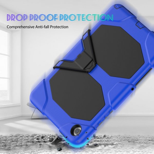 Samsung Galaxy Tab A9 Plus/Tab A11 Plus Kuori Heavy Duty Armor Sininen