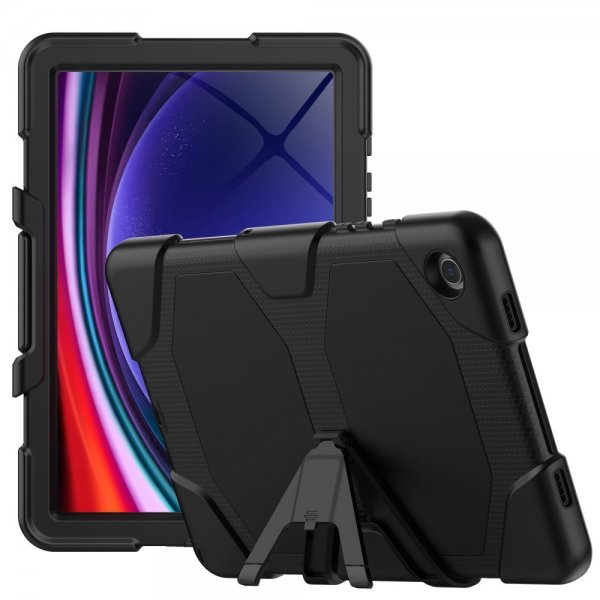 Samsung Galaxy Tab A9 Plus/Tab A11 Plus Kuori Heavy Duty Armor Musta