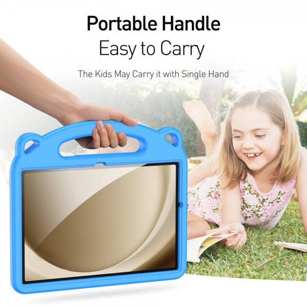 Dux Ducis Samsung Galaxy Tab A9 Plus -suojakuori, panda, sininen