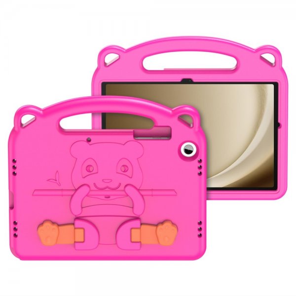 Dux Ducis Samsung Galaxy Tab A9 Plus -suojakotelo Panda Magenta