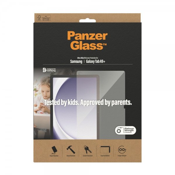 PanzerGlass Samsung Galaxy Tab A9 Plus -näytönsuoja Ultra-Wide Fit