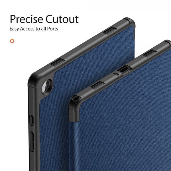 Dux Ducis Samsung Galaxy Tab A9 Plus -kotelo, DOMO-sarja, sininen