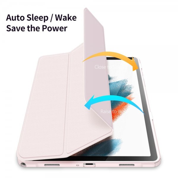 Dux Ducis Samsung Galaxy Tab A9 Plus -kotelo TOBY Series Pink