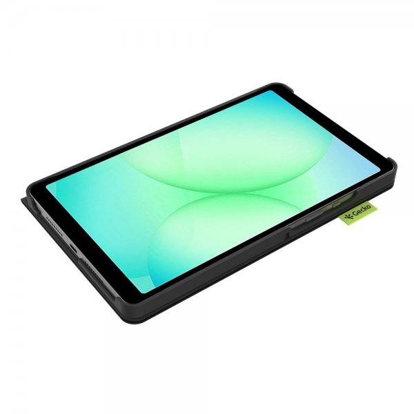 Gecko Covers Samsung Galaxy Tab A9/Tab A11 -kotelo, kaktuskuvioinen, musta