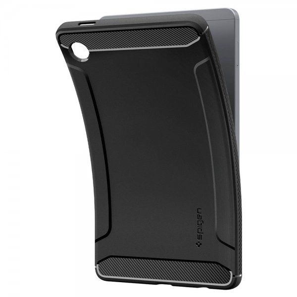 Spigen Samsung Galaxy Tab A9/Tab A11 Suojakuori Rugged Armor Mattamusta