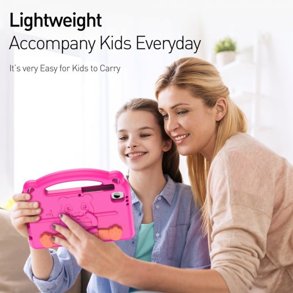 Dux Ducis Samsung Galaxy Tab A7 Lite/Galaxy Tab A9 Suojakuori Panda Magenta