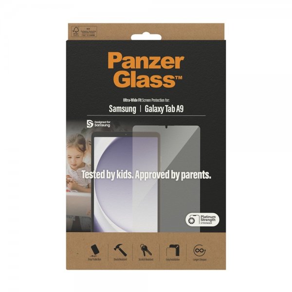 PanzerGlass Samsung Galaxy Tab A9 -näytönsuoja Ultra-Wide Fit