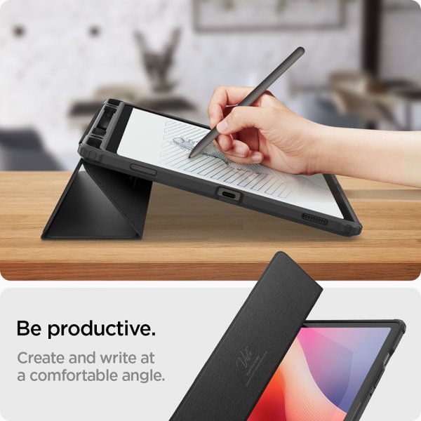 Spigen Samsung Galaxy Tab S10 FE -kotelo Ultra Hybrid Pro, musta