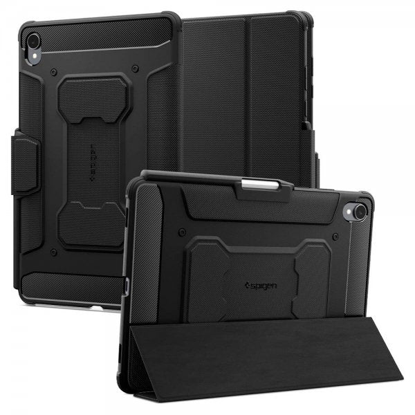 Spigen Samsung Galaxy Tab S11 Suojakotelo Rugged Armor Pro Mattamusta