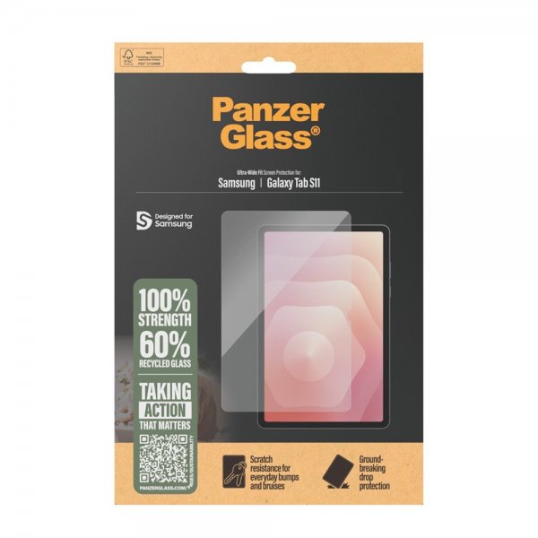 PanzerGlass Samsung Galaxy Tab S11 -näytönsuoja Ultra-Wide Fit