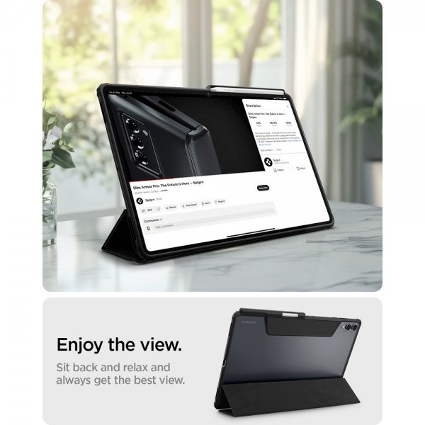 Spigen Samsung Galaxy Tab S11 Ultra Kotelo Ultra Hybrid Pro Musta