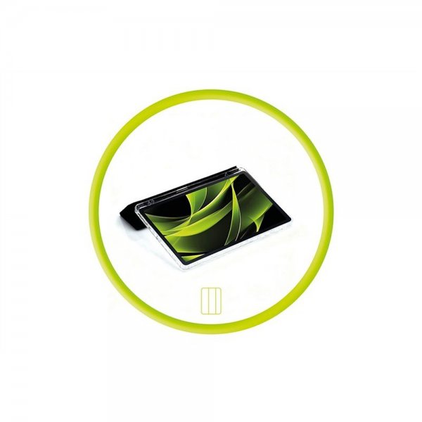 Mobile Origin Samsung Galaxy Tab S6 Lite -suojakotelo Easy Tablet Case Läpinäkyvä Musta