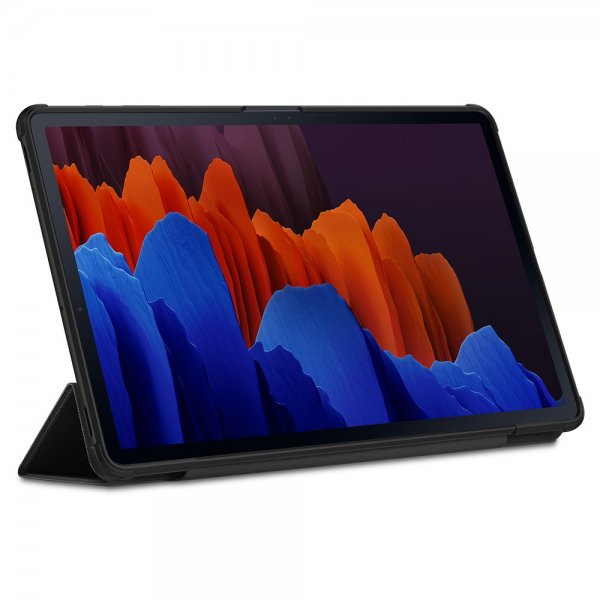 Spigen Samsung Galaxy Tab S7 Plus/Galaxy Tab S8 Plus -kotelo, Rugged Armor Pro, musta