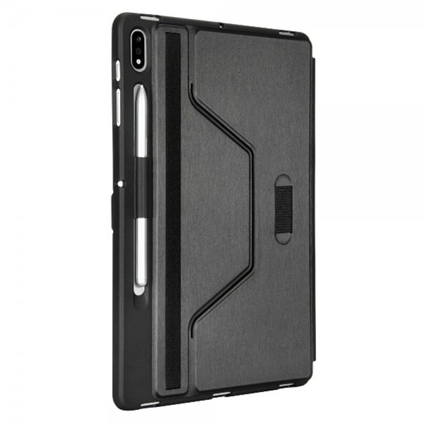 Targus Samsung Galaxy Tab S7 Plus/S7 FE/S8 Plus/S9 Plus/S9 FE Plus -suojakotelo Click-In Case, musta