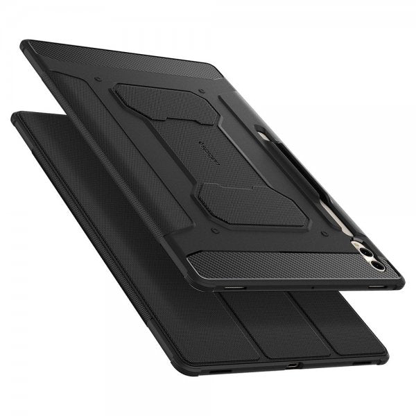 Spigen Samsung Galaxy Tab S8 Ultra/S9 Ultra/S10 Ultra Kotelo Rugged Armor Pro Musta