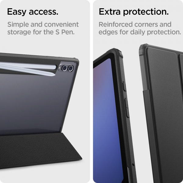 Spigen Samsung Galaxy Tab S8 Ultra/S9 Ultra/S10 Ultra Kotelo Ultra Hybrid Pro Musta