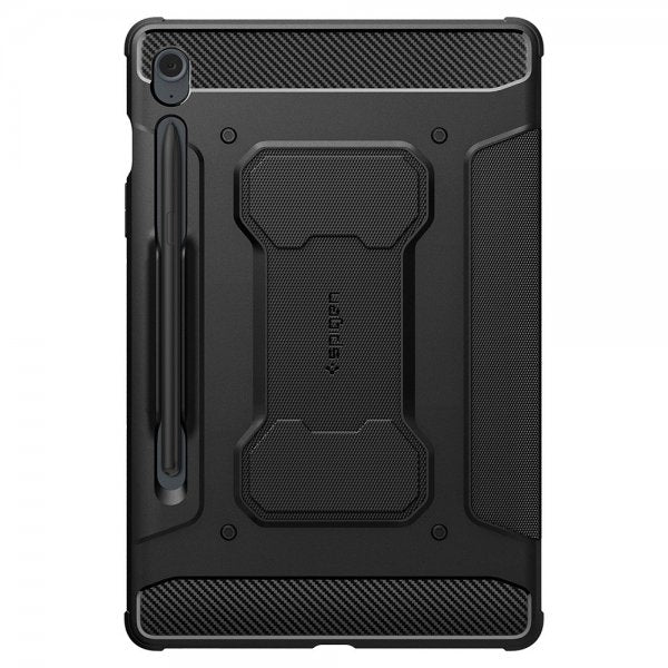 Spigen Samsung Galaxy Tab S9 FE Kotelo Rugged Armor Pro, musta