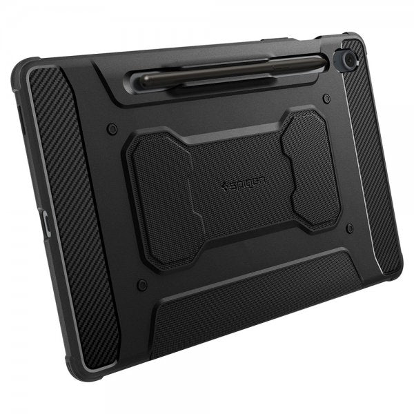 Spigen Samsung Galaxy Tab S9 FE Kotelo Rugged Armor Pro, musta
