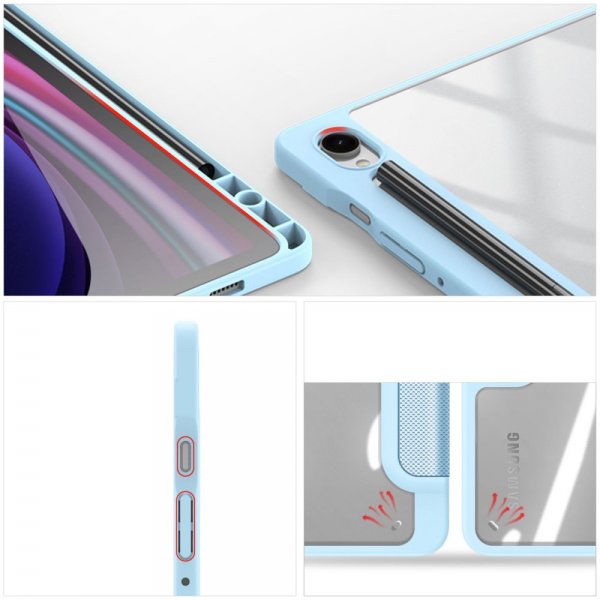 Dux Ducis Samsung Galaxy Tab S9 FE -kotelo TOBY Series Sininen