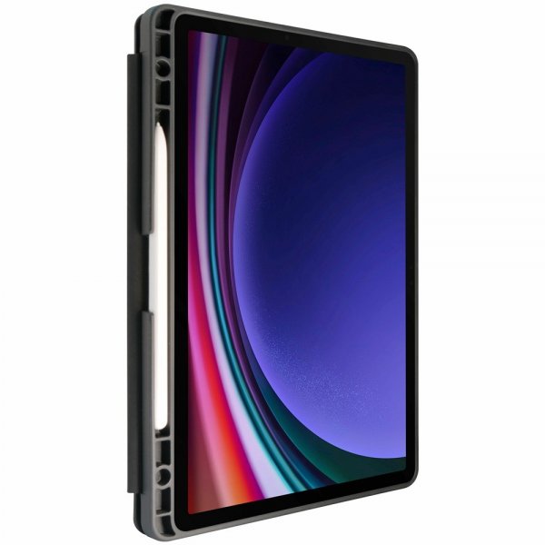 Otterbox Samsung Galaxy Tab S9 React Folio -suojakotelo, musta