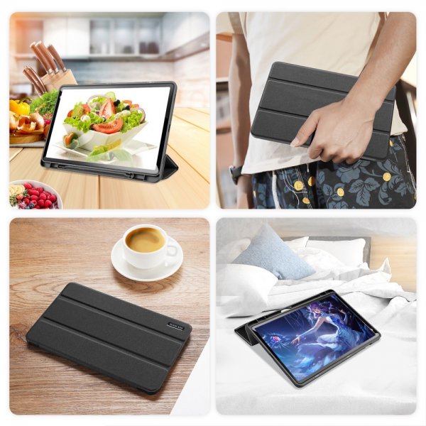 Dux Ducis Samsung Galaxy Tab S9 -kotelo DOMO Series, musta