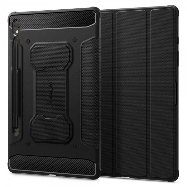 Spigen Samsung Galaxy Tab S9 -suojakotelo Rugged Armor Pro, musta