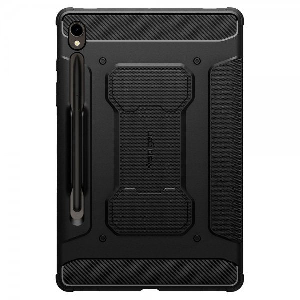 Spigen Samsung Galaxy Tab S9 -suojakotelo Rugged Armor Pro, musta