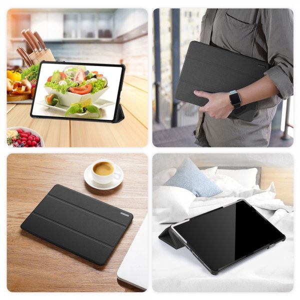 Dux Ducis Samsung Galaxy Tab S9 Ultra suojakotelo, DOMO Series, musta