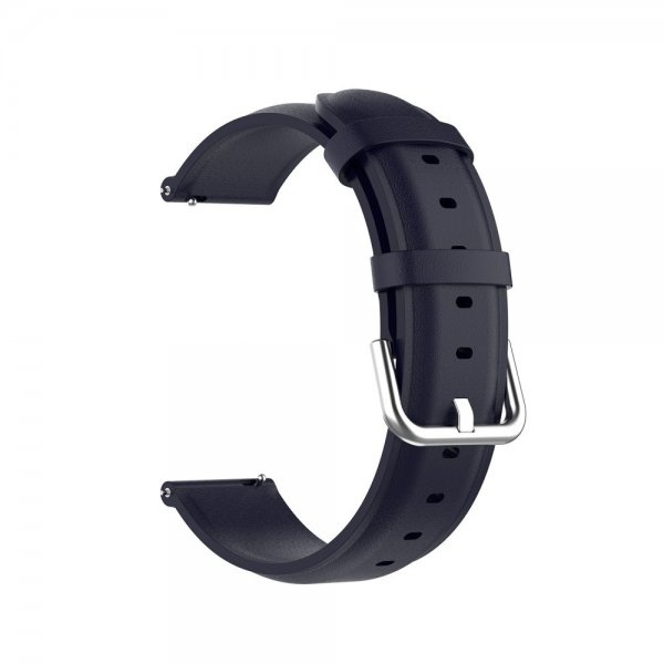 Samsung Galaxy Watch 20mm Ranneke Aitoa Nahkaa Sininen