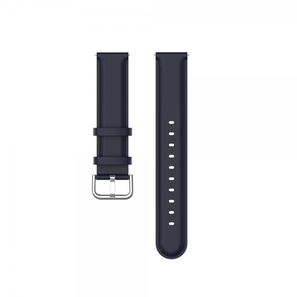 Samsung Galaxy Watch 20mm Ranneke Aitoa Nahkaa Sininen