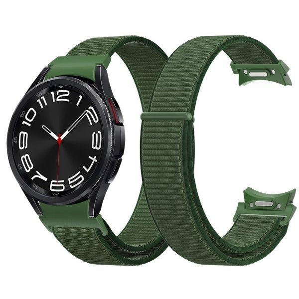 Samsung Galaxy Watch 20mm nailonranneke, harmaa