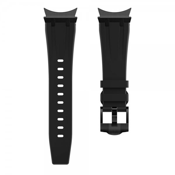 Samsung Galaxy Watch 20mm Silikoniranneke, musta, musta solki