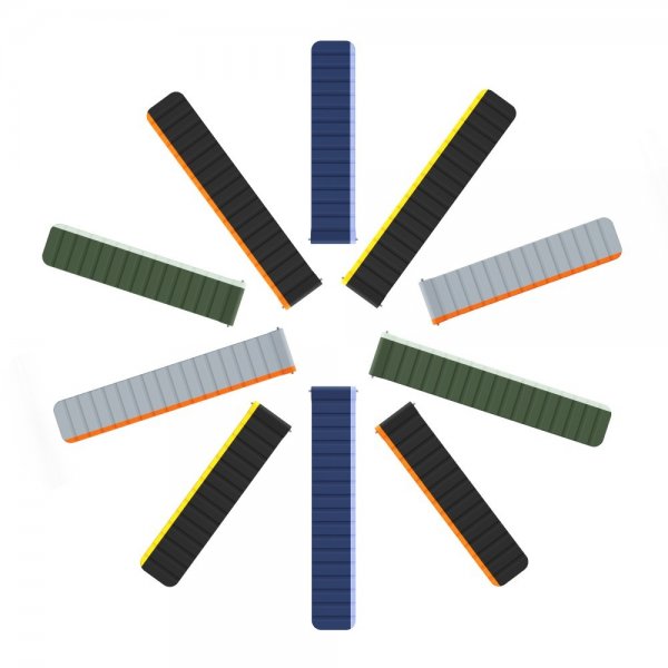 Dux Ducis Samsung Galaxy Watch 20mm ranneke, LD Series, keltainen