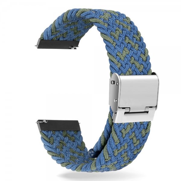 Samsung Galaxy Watch 20mm Ranneke Nylon Sinivihreä